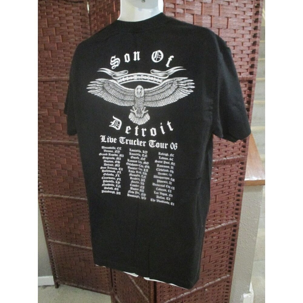 Kid Rock Son Of Detroit 2006 Live Trucker Tour T shirt Adult Large Y2K 2000s USA - Picture 2 of 3